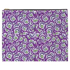 Funny Bacterias Drawing Motif Random Pattern Cosmetic Bag (xxxl) by dflcprintsclothing