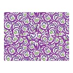 Funny Bacterias Drawing Motif Random Pattern Two Sides Premium Plush Fleece Blanket (Mini) 35 x27  Blanket Front