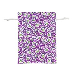 Funny Bacterias Drawing Motif Random Pattern Lightweight Drawstring Pouch (m)