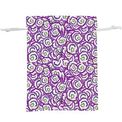 Funny Bacterias Drawing Motif Random Pattern Lightweight Drawstring Pouch (xl) by dflcprintsclothing