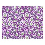 Funny Bacterias Drawing Motif Random Pattern Premium Plush Fleece Blanket (Large) 80 x60  Blanket Front