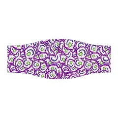 Funny Bacterias Drawing Motif Random Pattern Stretchable Headband by dflcprintsclothing