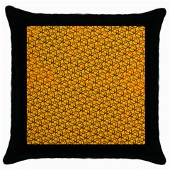 Pixel Art Mushroom Pattern Throw Pillow Case (black) by ExtraGoodSauce