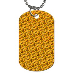 Pixel Art Mushroom Pattern Dog Tag (two Sides) by ExtraAwesomeSauce