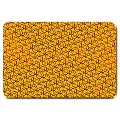 Pixel Art Mushroom Pattern Large Doormat by ExtraAwesomeSauce