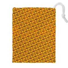 Pixel Art Mushroom Pattern Drawstring Pouch (4xl) by ExtraGoodSauce