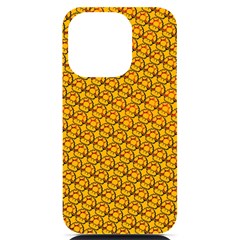 Pixel Art Mushroom Pattern Iphone 14 Pro Black Uv Print Case by ExtraAwesomeSauce