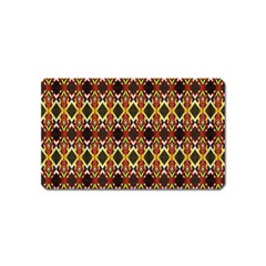 Colorful Geometric Pattern Design Magnet (name Card) by ExtraGoodSauce