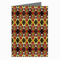 Colorful Geometric Pattern Design Greeting Cards (pkg Of 8) by ExtraGoodSauce