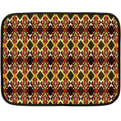 Colorful Geometric Pattern Design Two Sides Fleece Blanket (mini) by ExtraGoodSauce