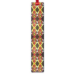 Colorful Geometric Pattern Design Large Book Marks by ExtraGoodSauce