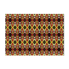 Colorful Geometric Pattern Design Crystal Sticker (a4) by ExtraAwesomeSauce