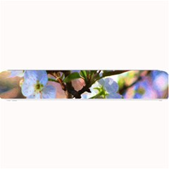 Springtime Pear Tree Blossoms Small Bar Mat by ExtraGoodSauce