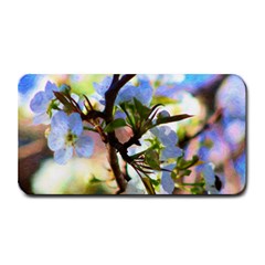 Springtime Pear Tree Blossoms Medium Bar Mat by ExtraGoodSauce