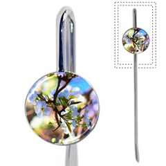 Springtime Pear Tree Blossoms Book Mark by ExtraGoodSauce