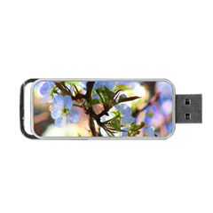 Springtime Pear Tree Blossoms Portable Usb Flash (one Side) by ExtraGoodSauce