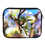 Springtime Pear Tree Blossoms Apple iPad 2/3/4 Zipper Cases Front