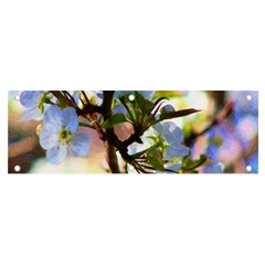 Springtime Pear Tree Blossoms Banner And Sign 6  X 2  by ExtraGoodSauce