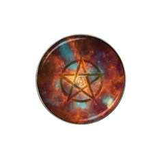 Enchanted Nebula Pentagram Art Hat Clip Ball Marker by ExtraGoodSauce