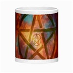 Enchanted Nebula Pentagram Art Morph Mug Center