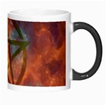 Enchanted Nebula Pentagram Art Morph Mug Right