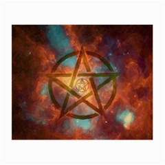 Enchanted Nebula Pentagram Art Small Glasses Cloth by ExtraGoodSauce