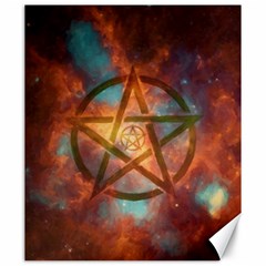 Enchanted Nebula Pentagram Art Canvas 20  X 24  by ExtraGoodSauce