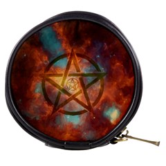 Enchanted Nebula Pentagram Art Mini Makeup Bag by ExtraGoodSauce