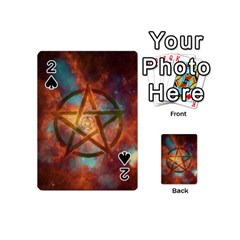 Enchanted Nebula Pentagram Art Playing Cards 54 Designs (mini)