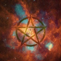 Enchanted Nebula Pentagram Art Play Mat (rectangle) by ExtraGoodSauce