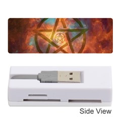 Enchanted Nebula Pentagram Art Memory Card Reader (stick) by ExtraGoodSauce