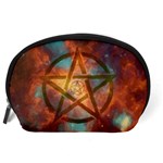 Enchanted Nebula Pentagram Art Accessory Pouch (Large) Back