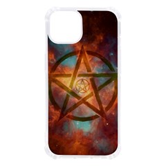 Enchanted Nebula Pentagram Art Iphone 13 Tpu Uv Print Case by ExtraGoodSauce