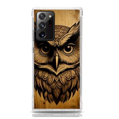 Owl Face Samsung Galaxy Note 20 Ultra Tpu Uv Case by linceazul