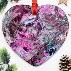  Blend On Pink Ornament (heart)