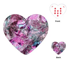  Blend On Pink Playing Cards Single Design (heart)