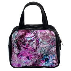  Blend On Pink Classic Handbag (two Sides) by kaleidomarblingart