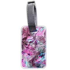  Blend On Pink Luggage Tag (two Sides) by kaleidomarblingart