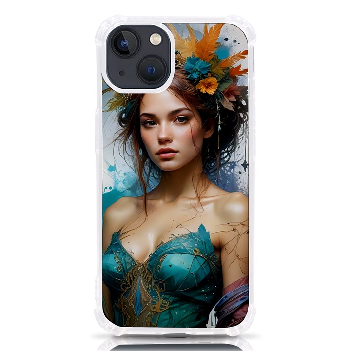 Exotic young woman iPhone 13 TPU UV Print Case