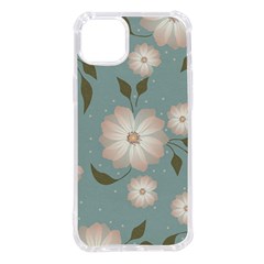 Flora Floral Flower Flowers Pattern Iphone 14 Plus Tpu Uv Print Case by Apenda