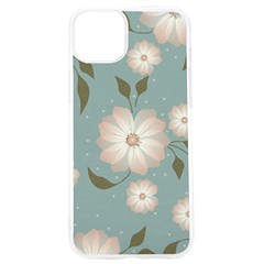 Flora Floral Flower Flowers Pattern Iphone 15 Pro Tpu Uv Print Case by Apenda