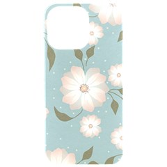 Flora Floral Flower Flowers Pattern Iphone 15 Pro Max Black Uv Print Pc Hardshell Case by Apenda