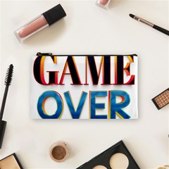 Game Over Text Design  Cosmetic Bag (small)