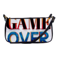 Game Over Text Design  Shoulder Clutch Bag