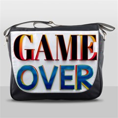 Game Over Text Design  Messenger Bag by 7223056