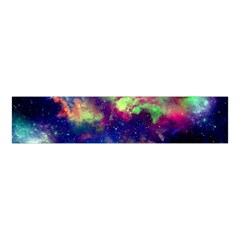 Colorful Galaxy Fun Night Sky and Stars Velvet Scrunchie