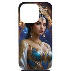 Arabian Princess Iphone 14 Pro Black Uv Print Case by AIDreaming