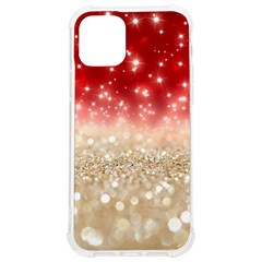 Abstract, Christmas, Glittery, Gold, Red Iphone 12/12 Pro Tpu Uv Print Case by kyorashop23