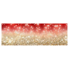 Abstract, Christmas, Glittery, Gold, Red Banner And Sign 12  X 4  by kyorashop23