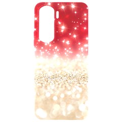 Abstract, Christmas, Glittery, Gold, Red Samsung Galaxy S24 Plus 6 7 Inch Black Tpu Uv Case by kyorashop23